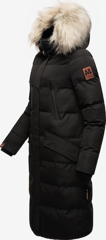MARIKOO Χειμερινό παλτό 'Schneesternchen' σε μαύρο