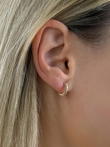 MUSE of my own Ohrringe 'Ridge Hoops'‌‌‌‌‌‌‌‌ in Gold