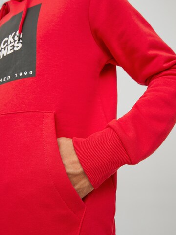 JACK & JONES Sweatshirt 'LOCK' in Rot