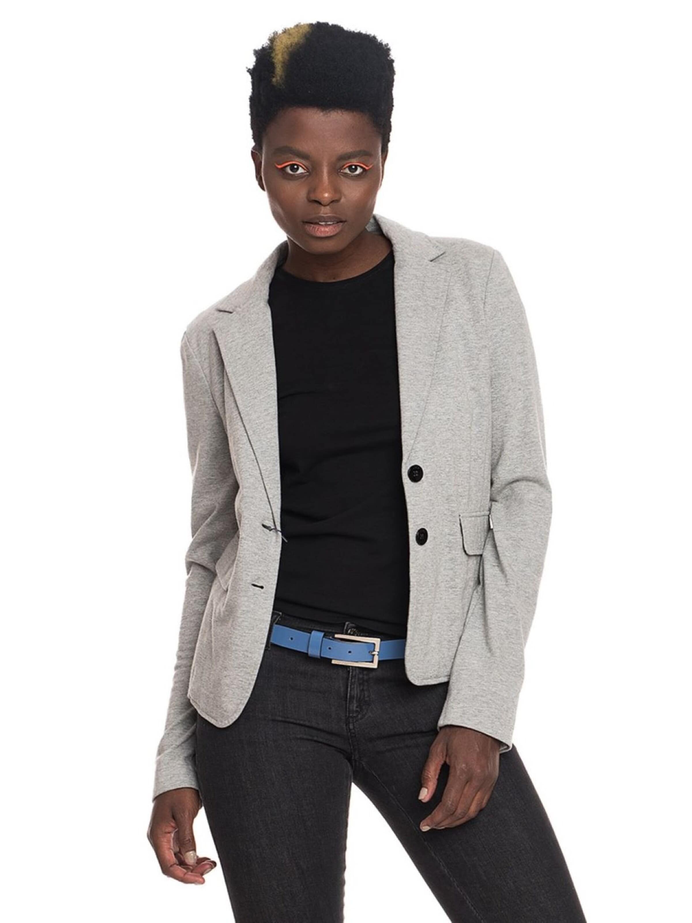 THE DRESSER Blazer 'Armani Jeans grey light cotton blazer'‌‌‌‌‌‌‌ in Grau: Vorderseite