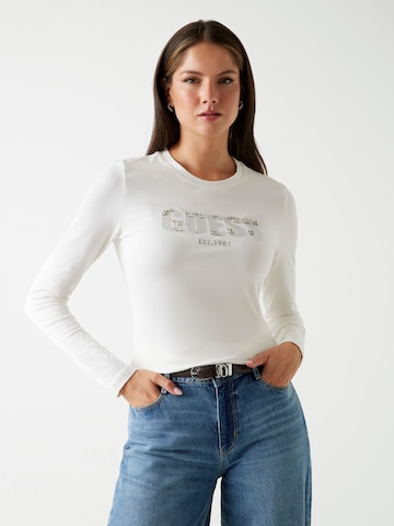GUESS Shirt in Weiß: Vorderseite