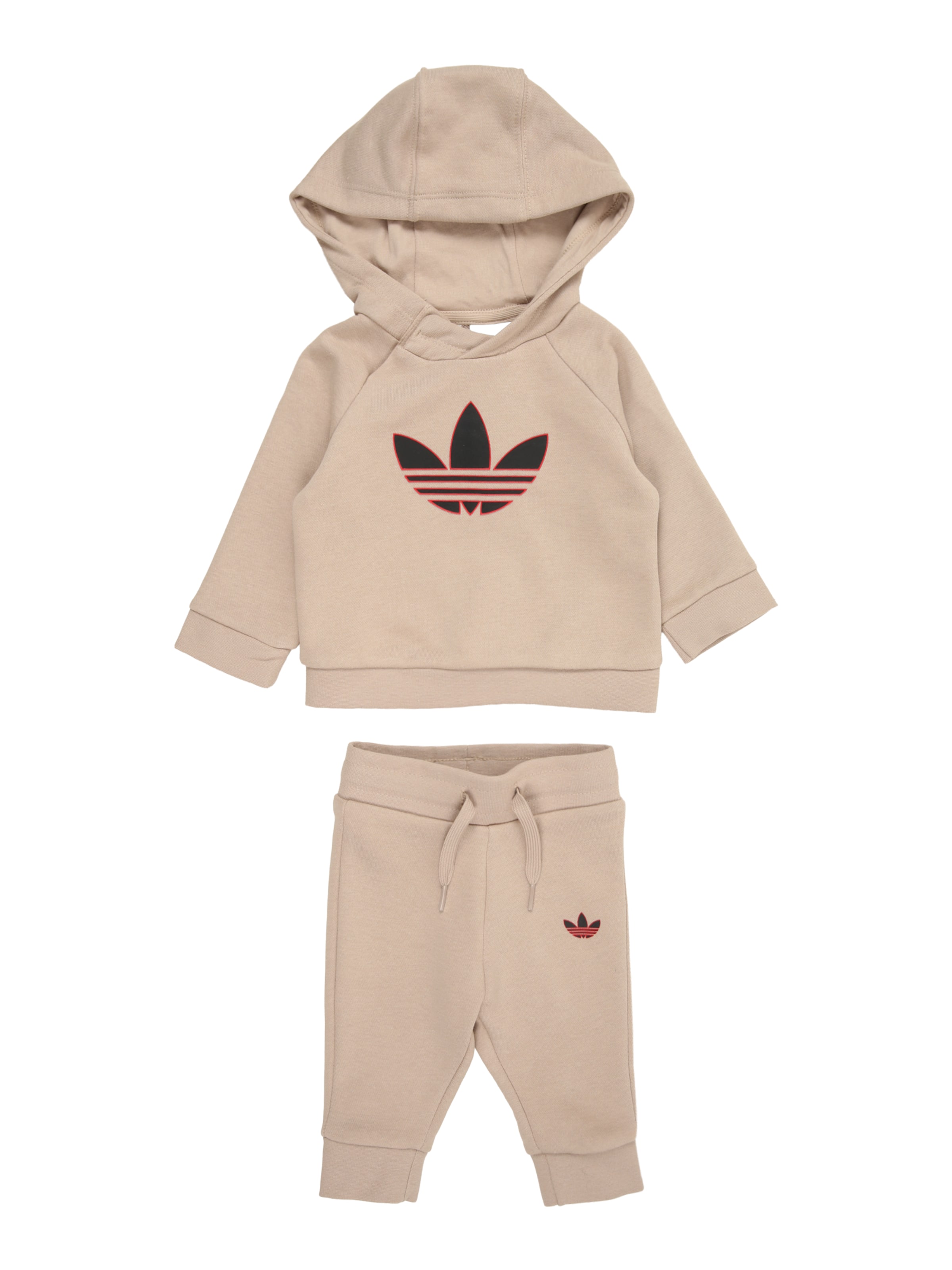 ADIDAS ORIGINALS Strój do biegania w kolorze beżowy: przód