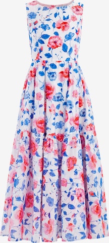 Haris Cotton Mekko värissä valkoinen: etupuoli
