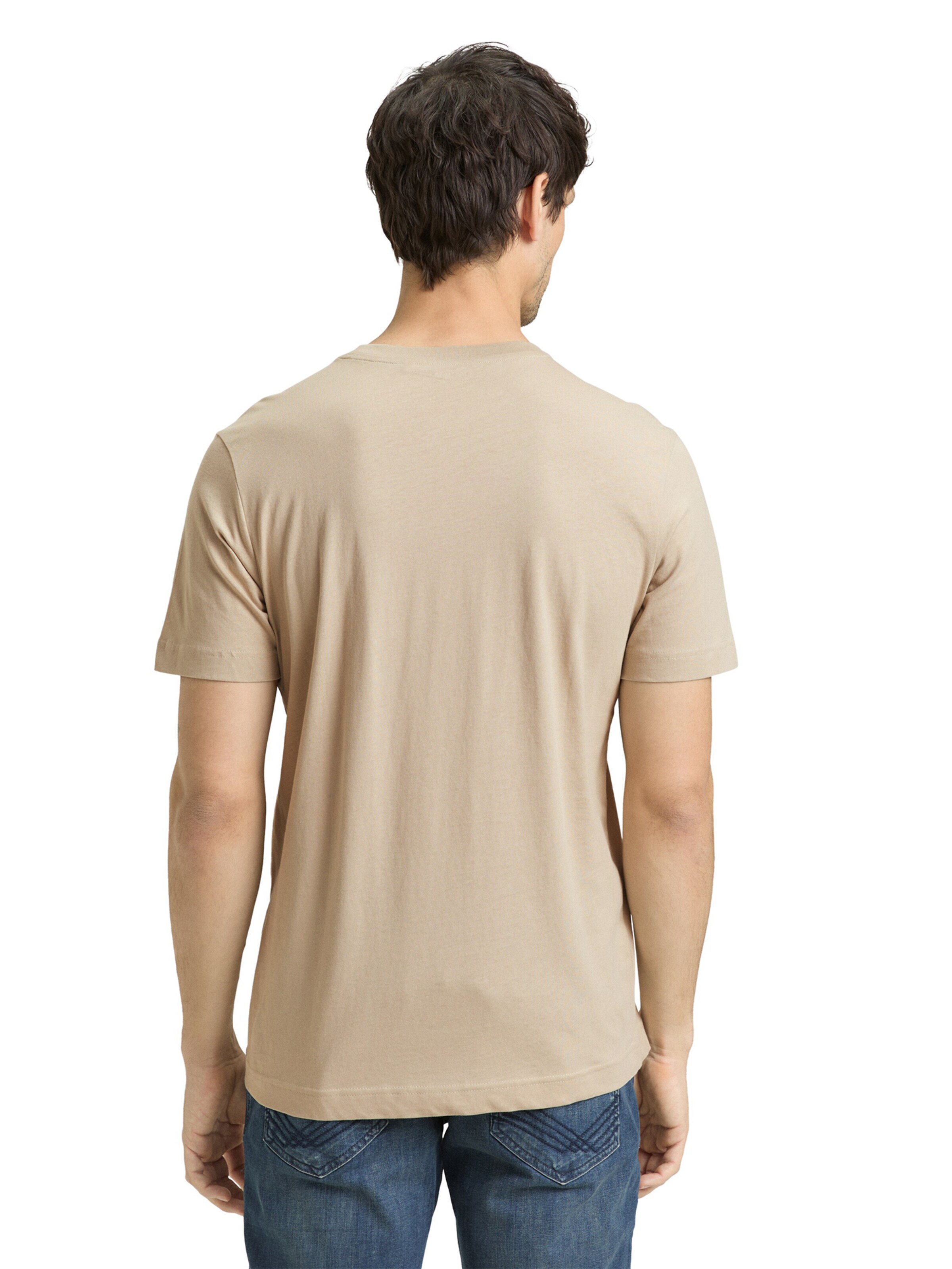 TOM TAILOR Tričko - Béžová