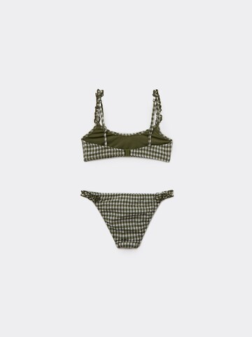 CALZEDONIA Bralette Bikini in Green