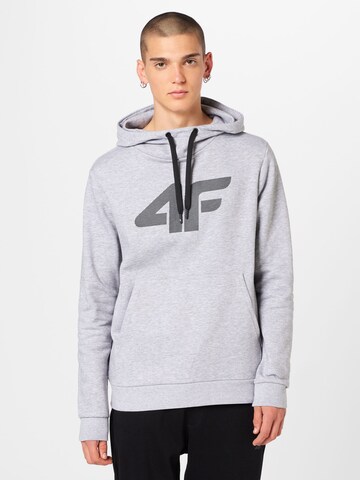 4F - Sweatshirt de desporto em cinzento: frente