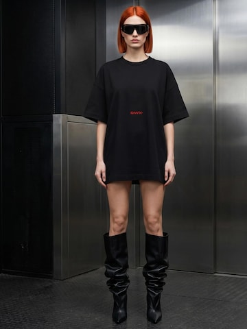 T-shirt oversize 'Offline' QWX2 en noir