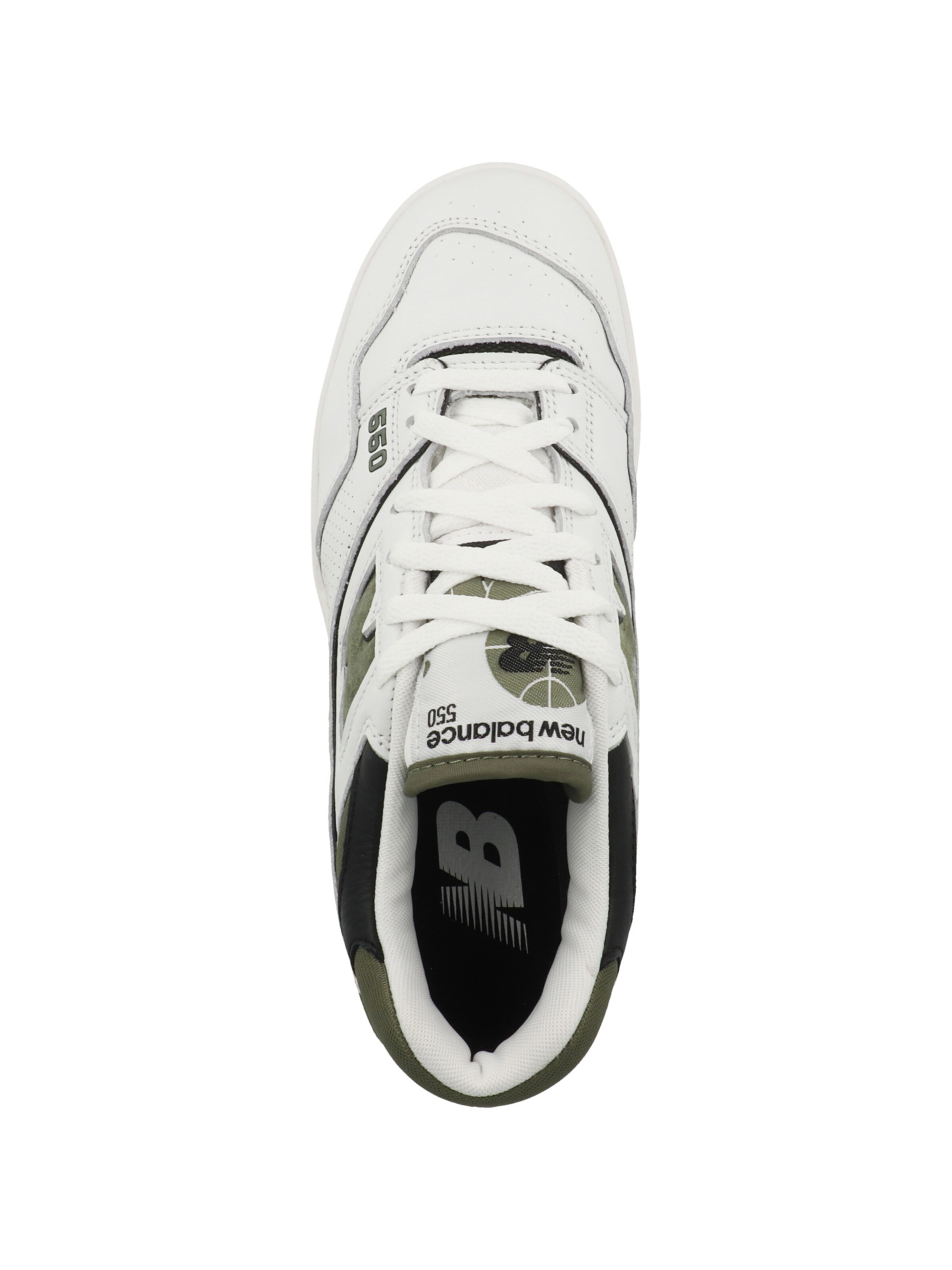 Baskets basses '550' new balance en blanc