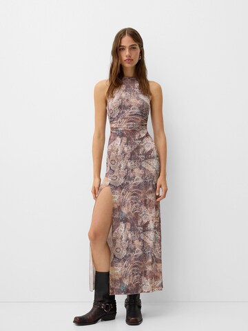 Bershka Kleid in Beige: Vorderseite