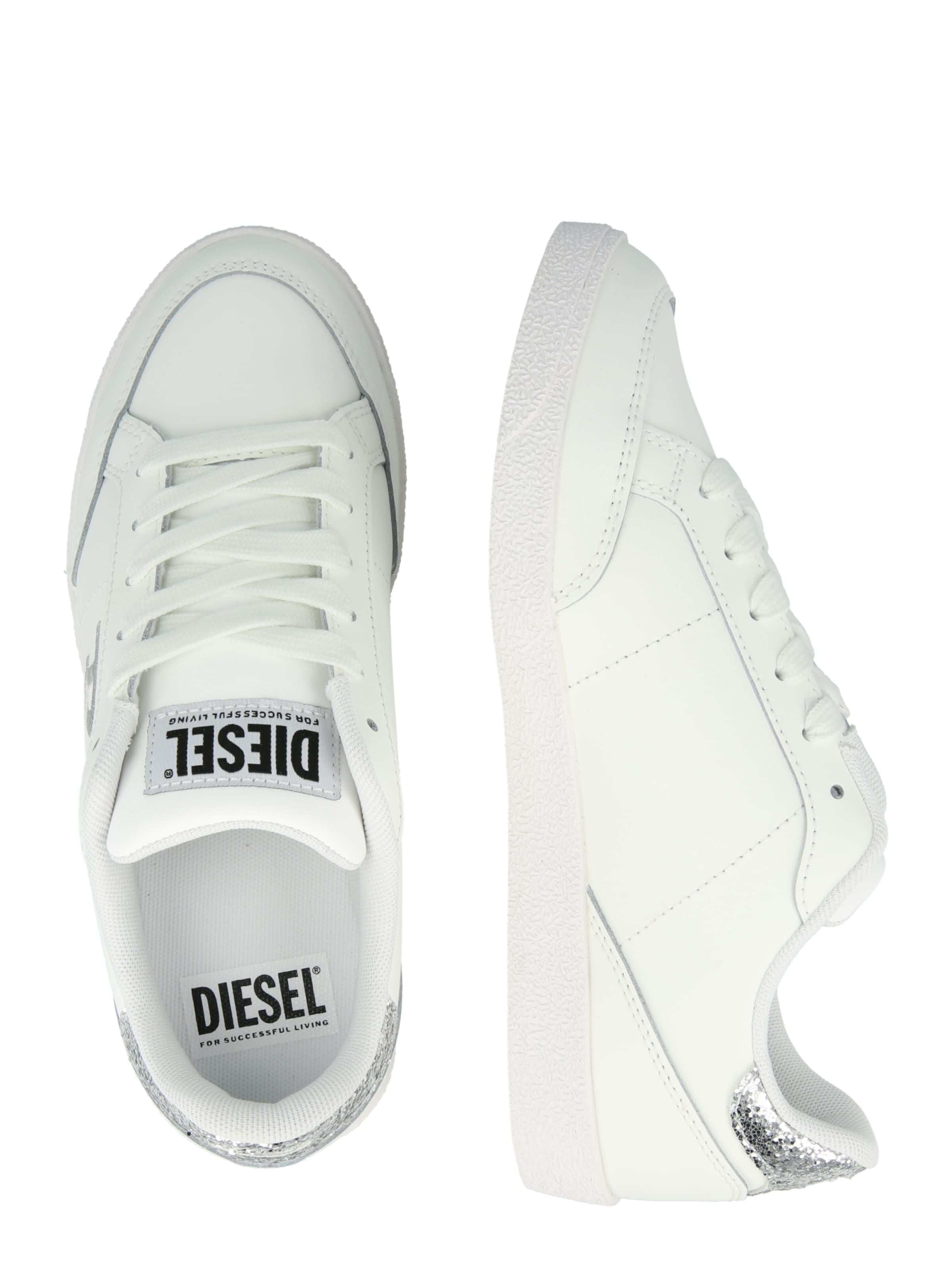 DIESEL Låg sneaker 'LEO' i vit