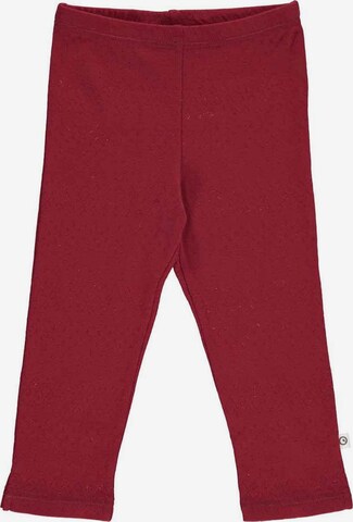 Müsli by GREEN COTTON Slimfit Leggings '' in Rood: voorkant