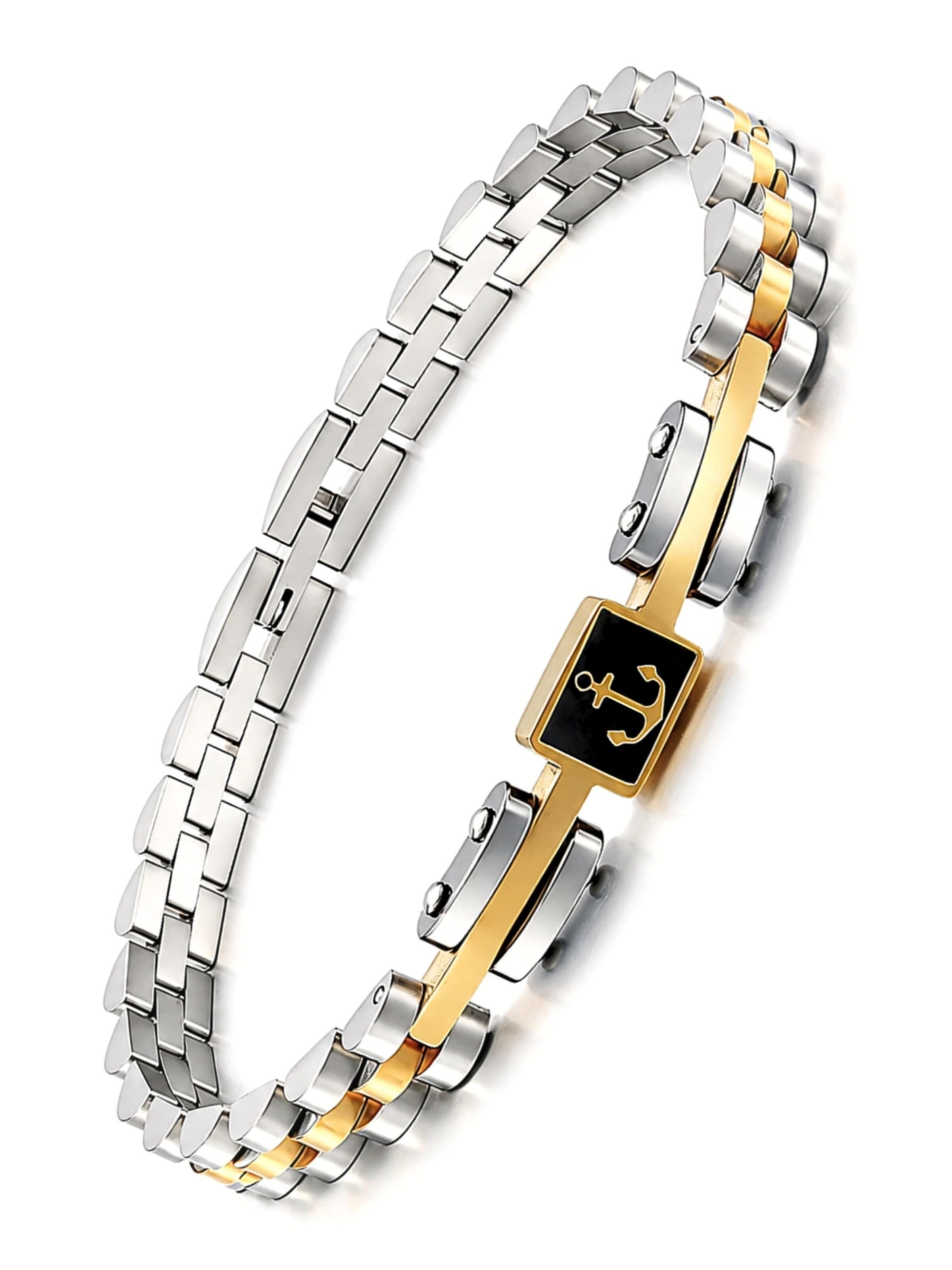 Bracelet 'MARINO' UNIQAL en argent : devant