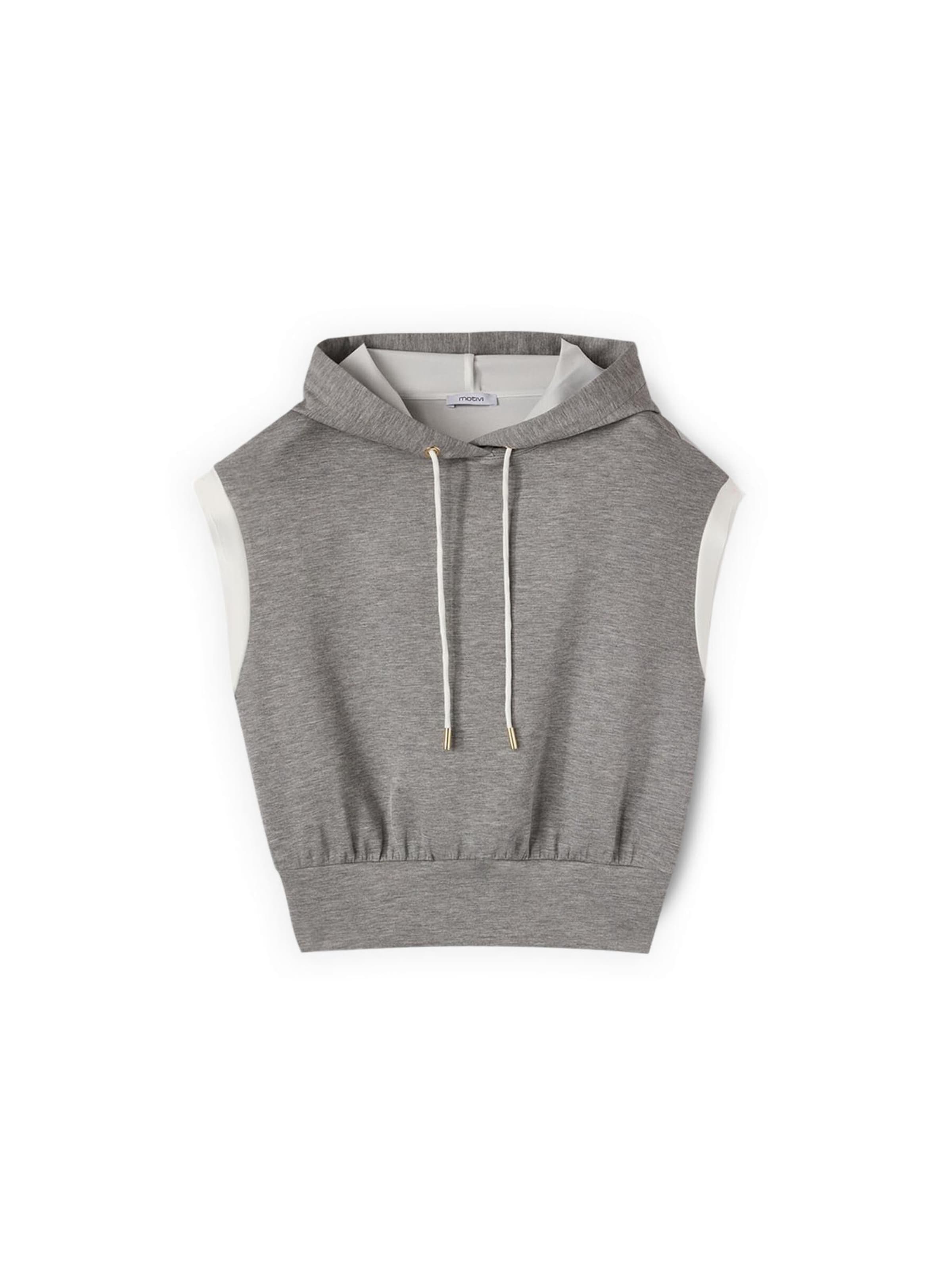 Pull-over MOTIVI en gris : devant