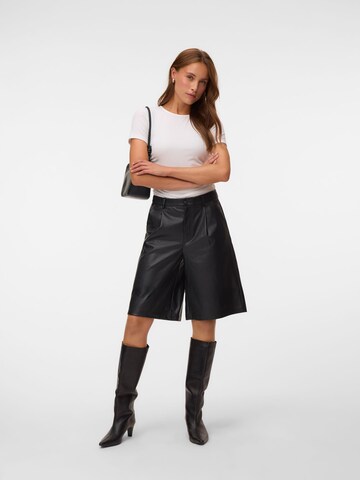 VERO MODA Loosefit Παντελόνι πλισέ 'VMCAIA' σε μαύρο