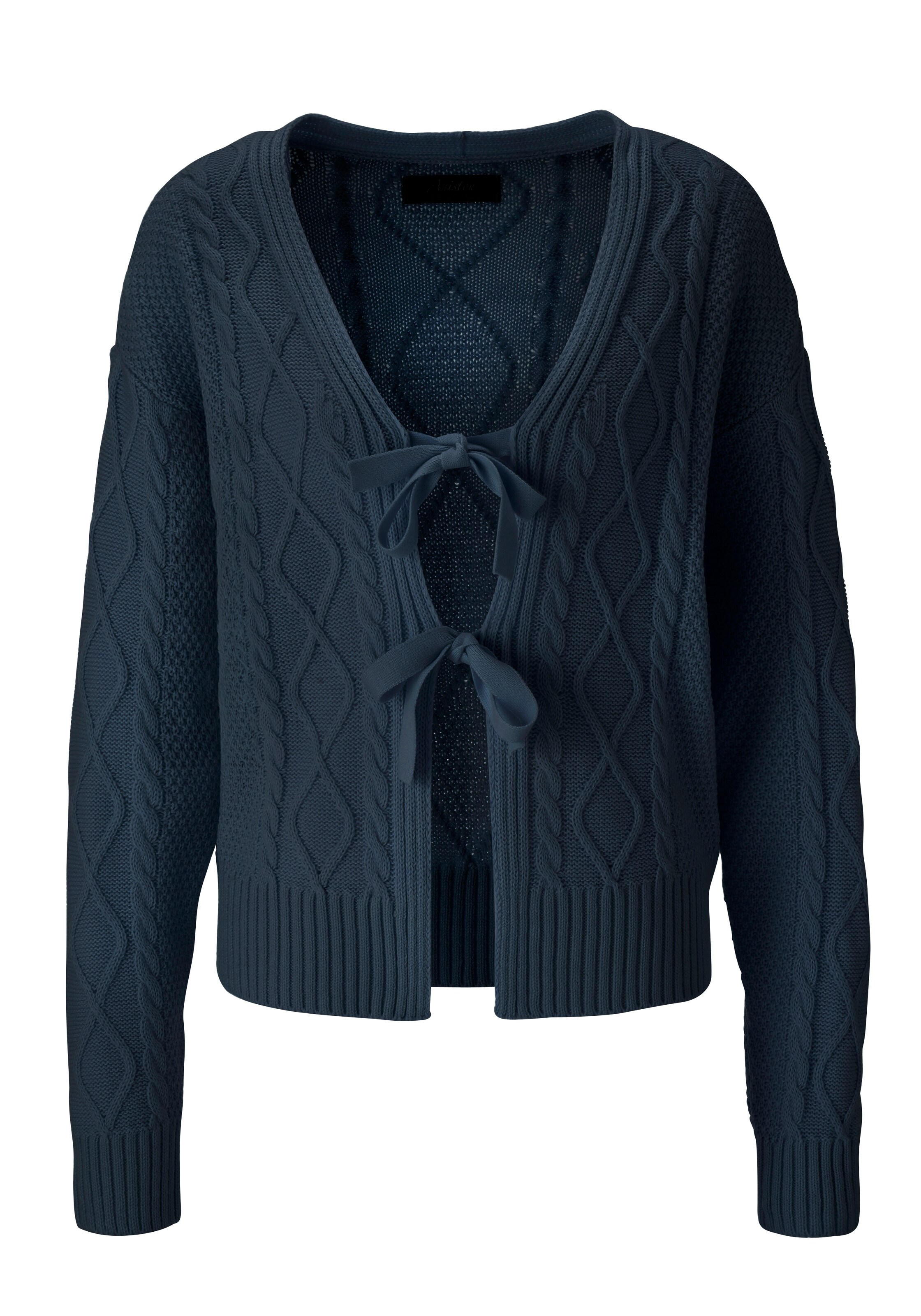 Aniston SELECTED Strickjacke in Blau: Vorderseite