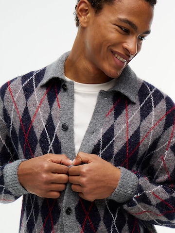 TOMMY HILFIGER Strickjacke in Grau