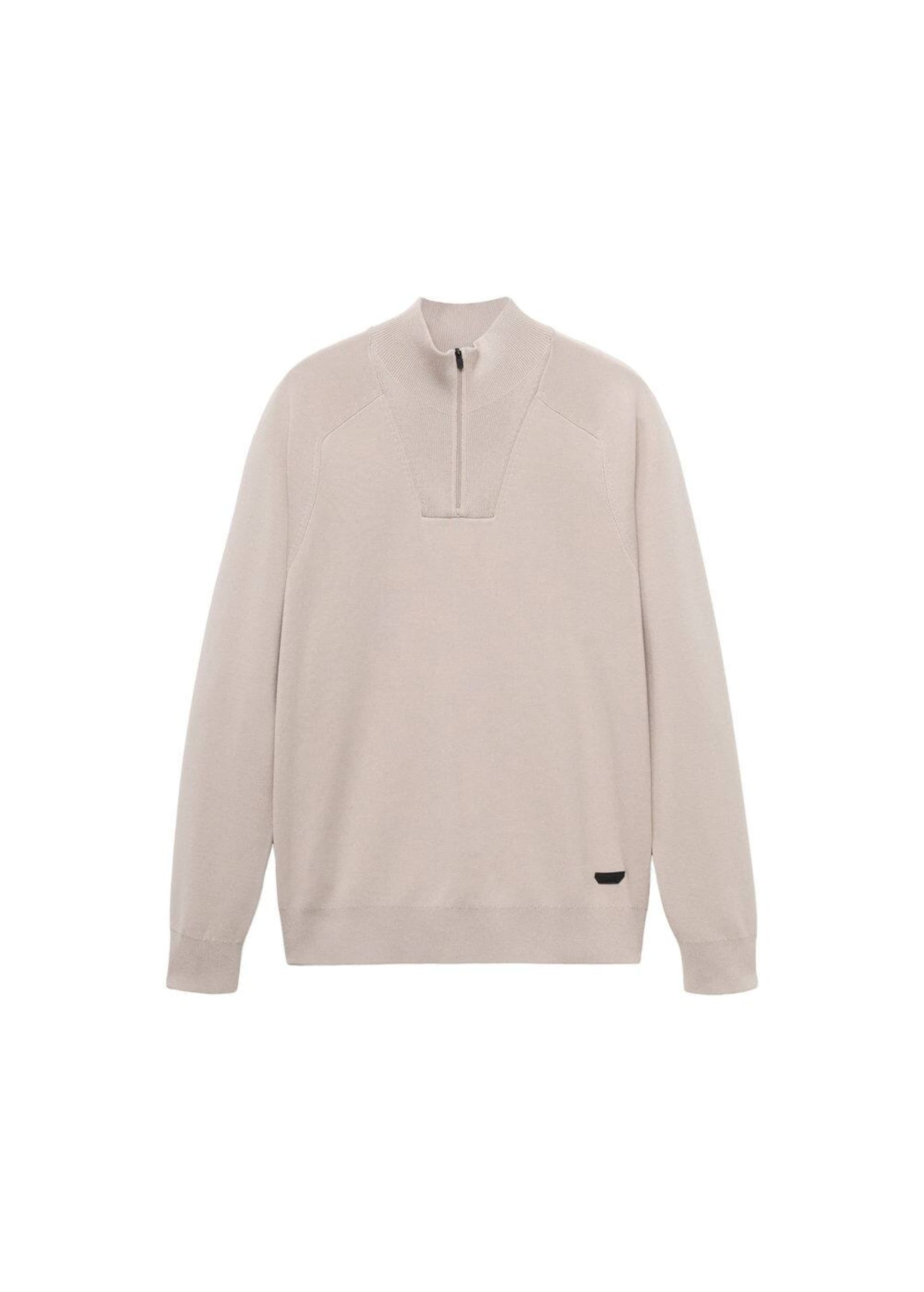 MANGO MAN Trui &#x27;Casperp&#x27; in Beige: voorkant