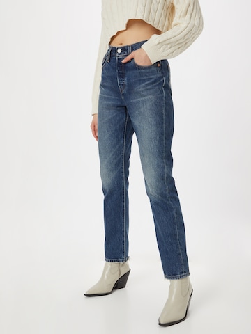 LEVI'S ® Слим фит Дънки '501® Levi's® Original 150th Birthday Selvedge' в синьо: отпред