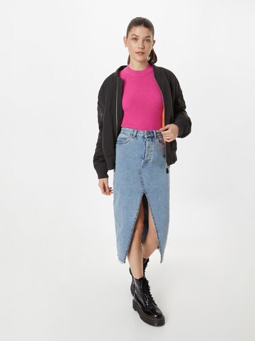 LEVI'S ® Pulóver 'Rib Crew Sweater' - rózsaszín