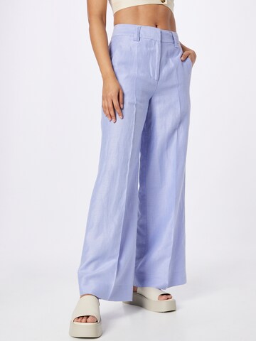 SECOND FEMALE Regular Pleated Pants 'Ydunn' in Purple: front