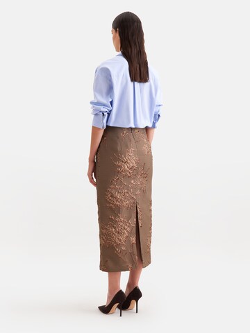 Jupe SEIDENSTICKER en marron
