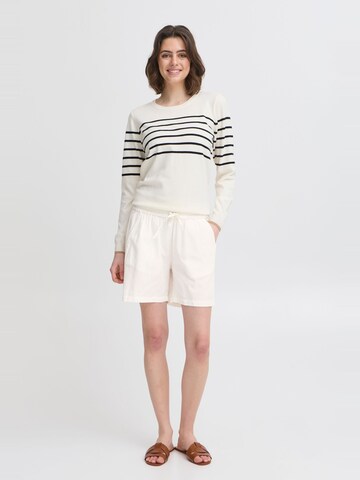 Fransa Loosefit Shorts 'FRMaddie' in Weiß