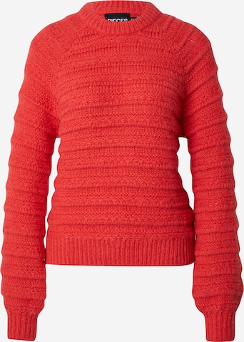 Pullover 'PCJAYDA' di PIECES in rosso: frontale