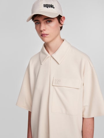 IIQUAL Poloshirt 'LAIT' in Beige