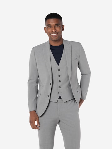 BENVENUTO Slimfit Anzug 'SALVI' in Grau