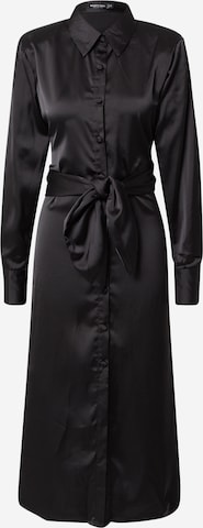 Nasty Gal Košilové šaty – černá: přední strana