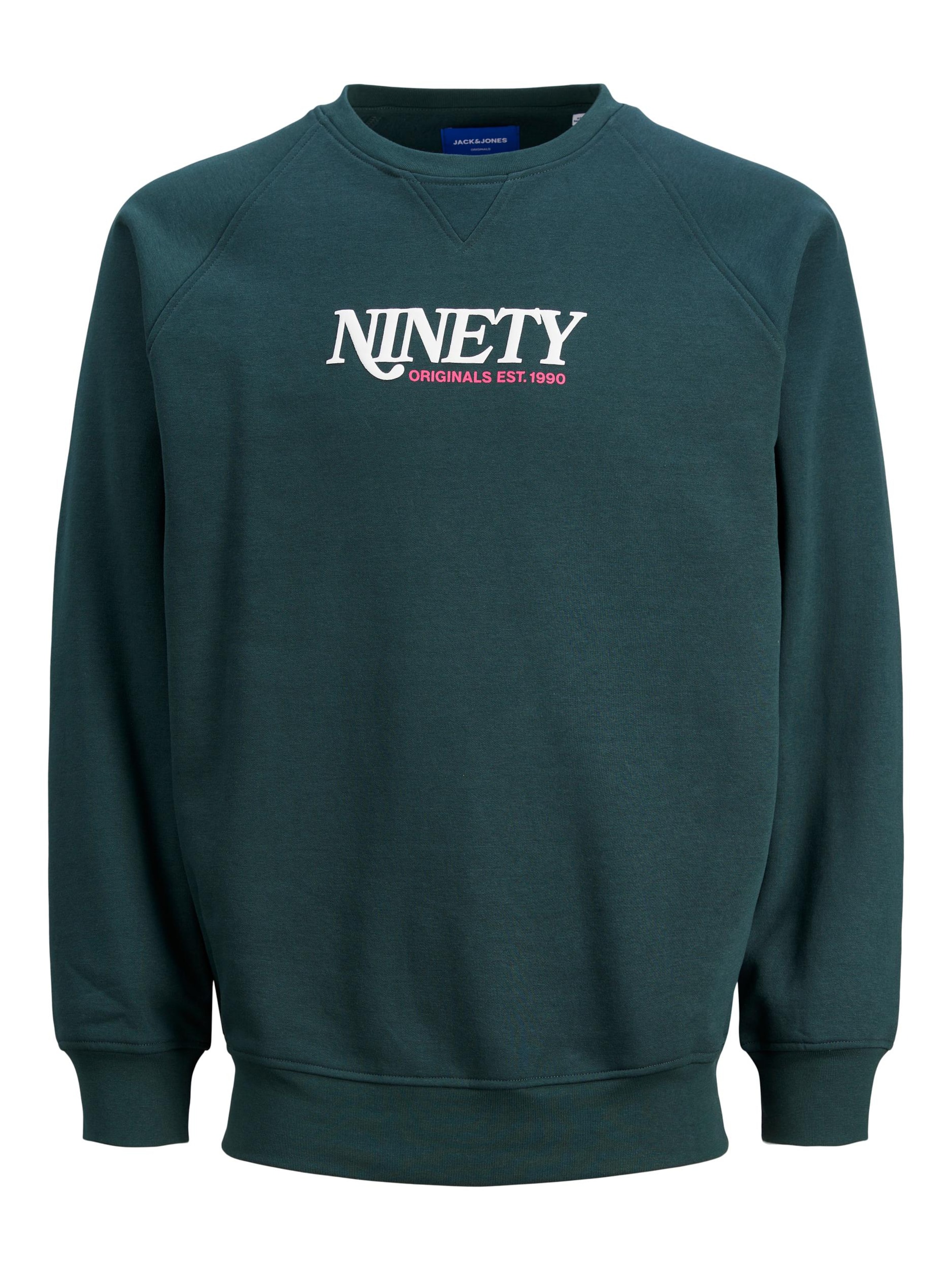 JACK & JONES Sweatshirt 'JORRedhook' in Green: front