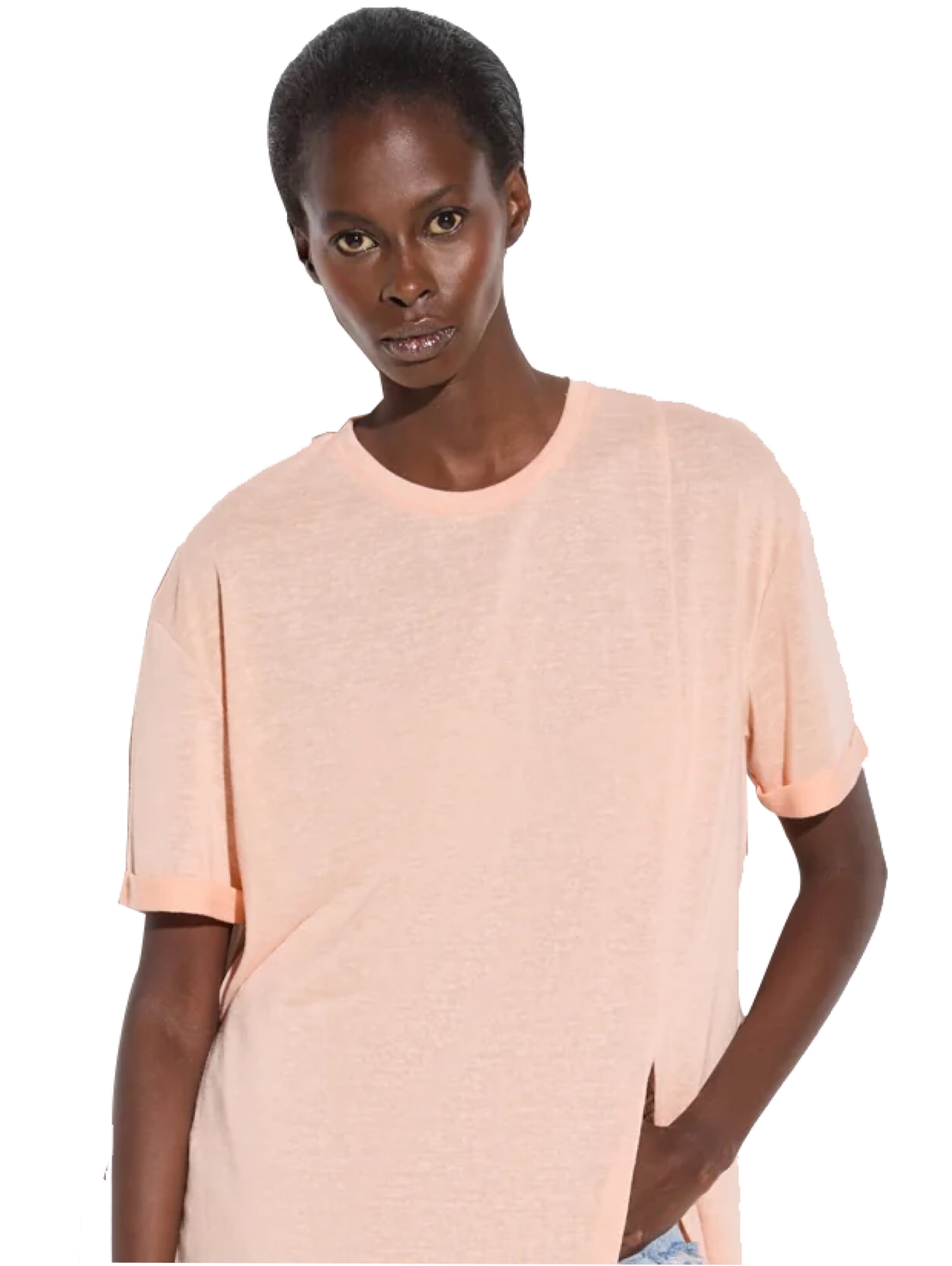 T-shirt No Matter What en orange