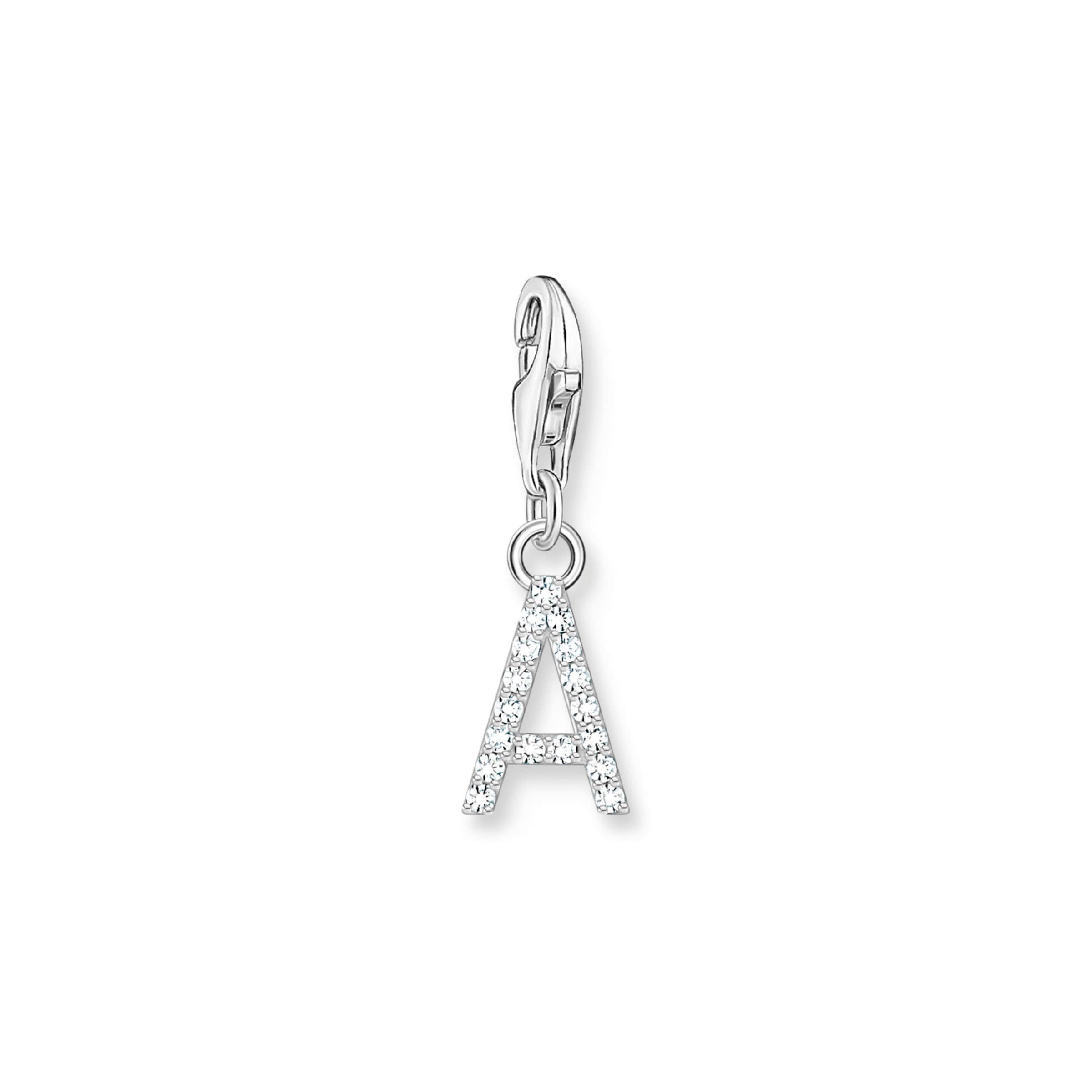Thomas Sabo Pendant 'A' in Silver: front
