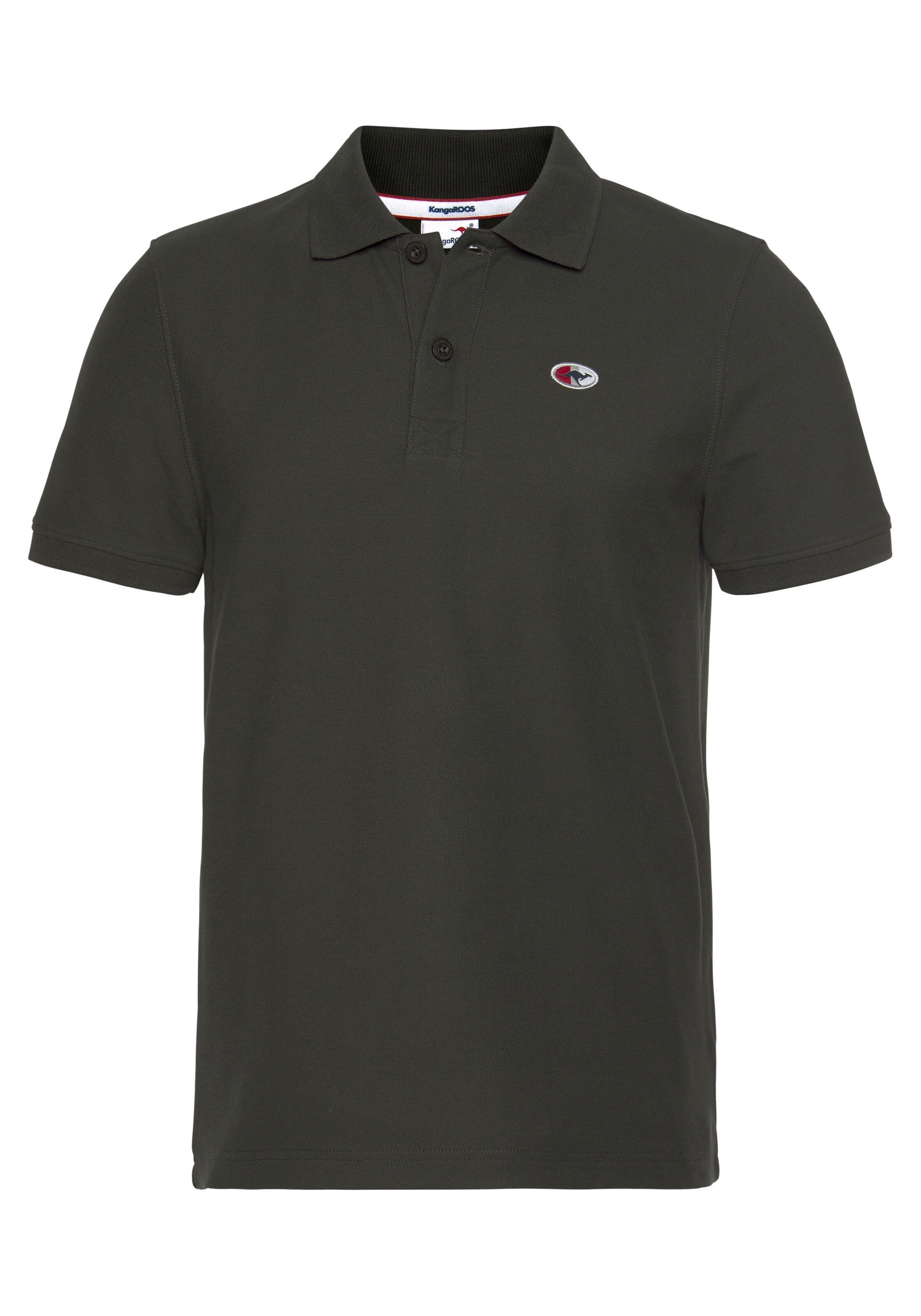 KangaROOS Poloshirt in Schwarz: Vorderseite