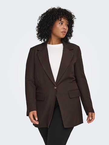 ONLY Carmakoma Blazer 'CARTHEA' in Brown: front