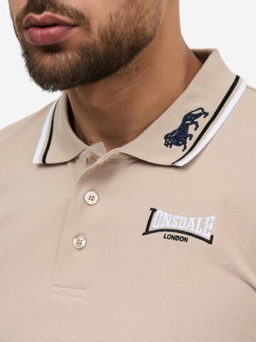 LONSDALE Poloshirt in Beige