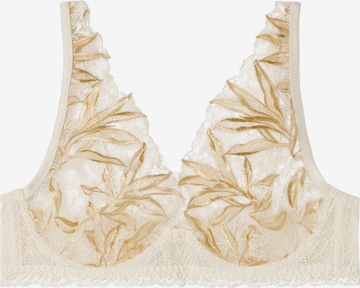 INTIMISSIMI Balconette Bra 'GOLDEN HOUR' in White: front