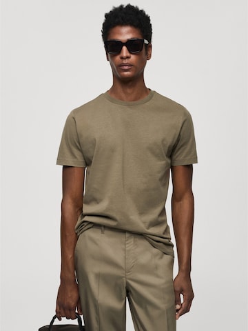 MANGO MAN Bluser & t-shirts 'CHERLO' i brun: forside