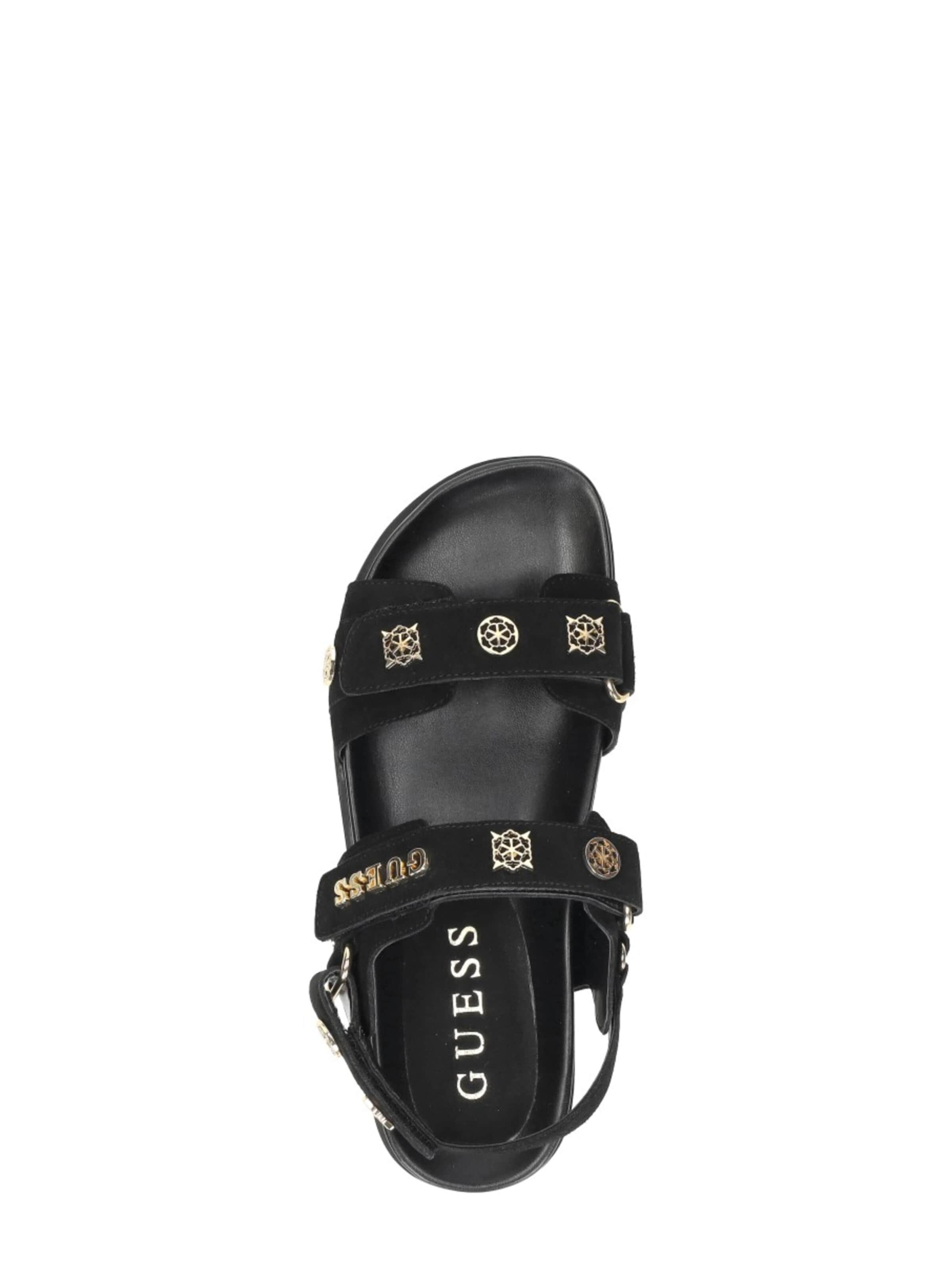GUESS Sandale 'Florizi'‌‌‌‌‌‌ in Schwarz