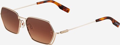 McQ Alexander McQueen Okulary przeciwsłoneczne w kolorze brązowy / różowe złoto / czarnym, Podgląd produktu