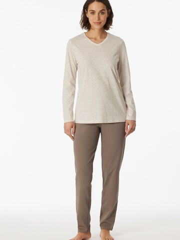 SCHIESSER Pajama ' Comfort Essentials ' in Grey: front