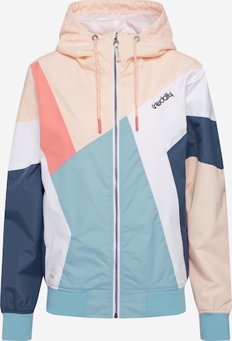 Iriedaily Between-season jacket 'Puzzled' in Mixed colours: front