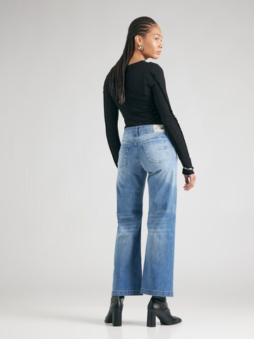 Herrlicher Bootcut Kavbojke 'Edna' | modra barva