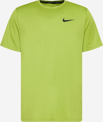 Tricou funcțional 'Pro' de la NIKE pe verde: față