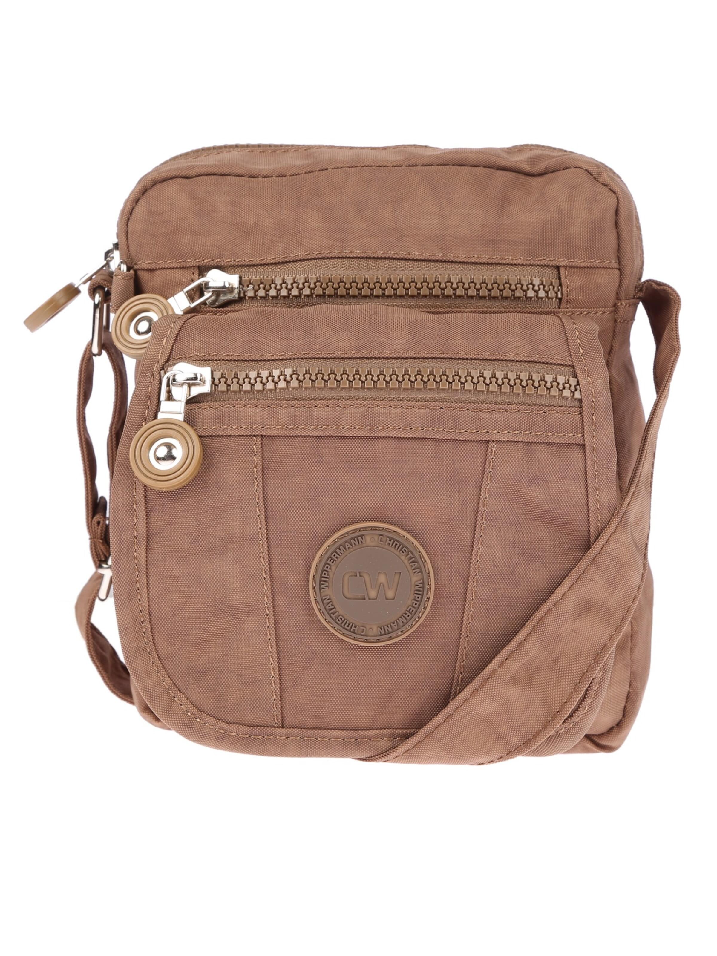 Christian Wippermann Crossbody Bag in Brown: front