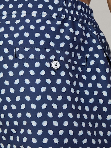 Hackett London Badeshorts in Blau