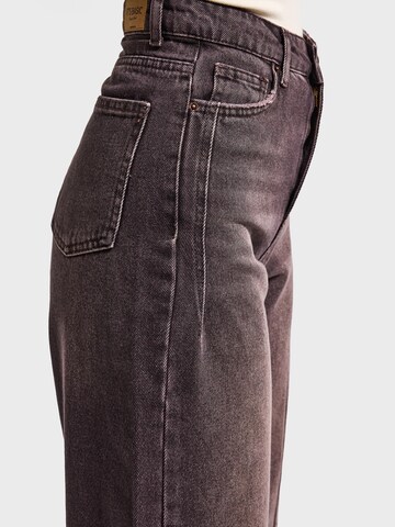 IT'S BASIC Wide leg Jeans 'Olea Wide High Rise Jeans' in Brown