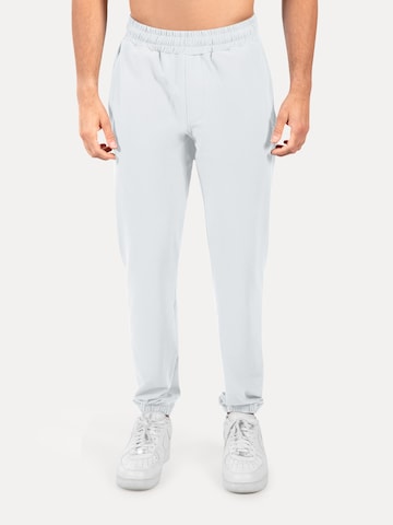 Effilé Pantalon de sport 'Delian' Smilodox en gris : devant