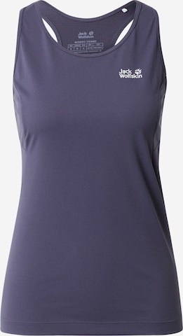 JACK WOLFSKIN Sports Top 'NARROWS' in Grey: front