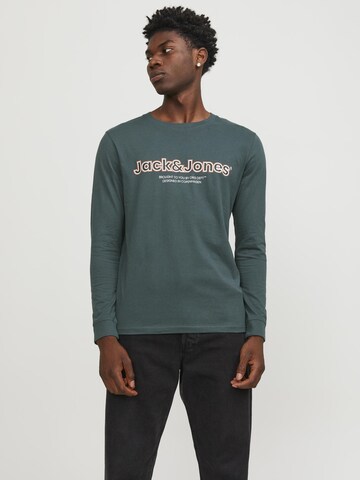 T-Shirt JACK & JONES en vert : devant